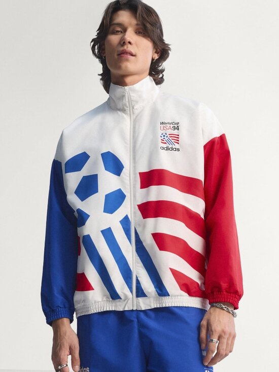 adidas Other - NEW Adidas Mens M USA 94 Graphic Woven Track Top retro soccer vintage zip sports